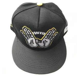 NWOT CAYLER & SONS WAKANDA FOREVER Hands Snapback Cap Hat Black
